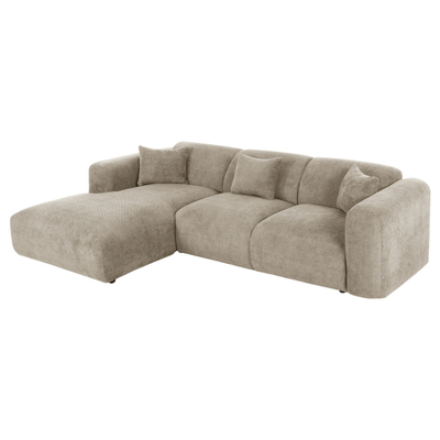 Divan këndor Bricken (i majtë) 110–282×98–160×72 cm (HM3275.01L), bezhë
