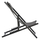 Karrige lounge profesionale KEA, alumin & textilene, 59.5×102.5×94 cm (HM5076.10), gri