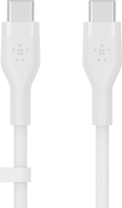 Kabllo USB Belkin, USB-C në USB-C, 1 m, e bardhë