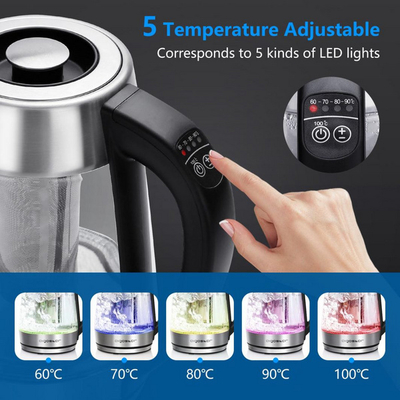 Ibrik elektrik Aigostar Cris, 2200 W, 1.7 l