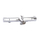 Rubinet lavamani Domoletti BATH FAUCET DTRM54.5, stil i sotëm, krom