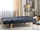 Divan krevati INGARO, mekanizëm click clack, stil skandinav, blu navy