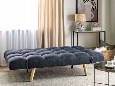 Divan krevati INGARO, mekanizëm click clack, stil skandinav, blu navy