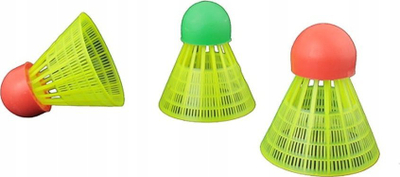 Toptha Speedminton Techman Fast, najlon, set me 3 copë, me ngjyra të ndryshme