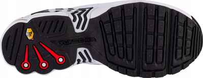 Atlete Nike Air Max Plus 3 GS FN3845, Tuned Air, të bardha me të zeza