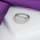 Unazë Brilio Silver Luxury RI019W, argjend, zirconia, e argjendtë