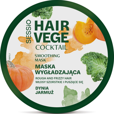 Maskë flokësh Sessio Vege Smoothing, me kungull dhe lakër jeshile