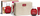 Set aromatik Clarins Eau Dynamisante, uj parfumi 100ml, xhel dushi 30ml, i kuq