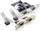 Kontrollues Delock PCIe x1 - 4x RS-232 DB9 (89178)