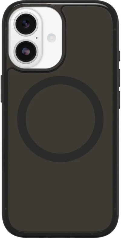 Kullë mbrojtëse OtterBox Symmetry Clear MagSafe për iPhone 17, transparente, me kornizë të zezë