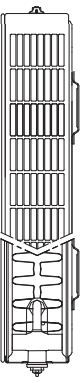 Radiator Caradon Planar Style PS22, 500 x 1600mm, çelik, i bardhë
