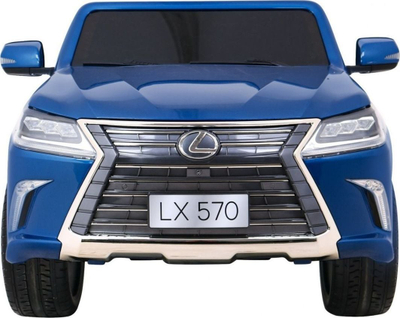 Makinë elektrike për fëmijë Lexus LX570, 2x12V, telekomandë R/C, blu