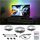Shirit LED Paulmann 78882, për TV 75", RGB Dynamic Rainbow, USB, i zi