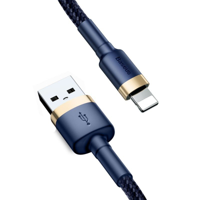Kabllo Baseus Cafule Lightning 1.5A 2m (Ari + Blu e errët)