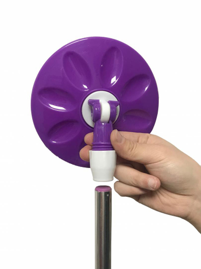 Set kovë me mop rrotullues Vanora Primo Purple, 12L, e bardhë lejla