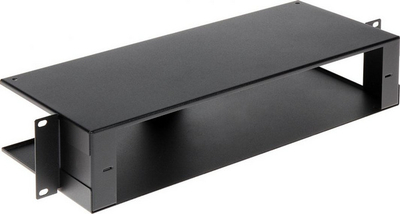 Kuti baterish për kabinet rack Pulsar R-AKU2, 2U, për 4x 7Ah ose 2x 17Ah, e zezë