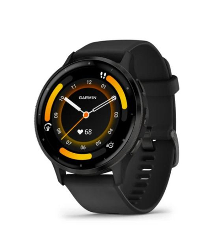 Orë inteligjente Garmin Venu 3 45mm, AMOLED, GPS, e zezë