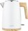 Ibrik elektrik Lafe Scandi PRO, 1.7L, 2200W, i bardhë inox