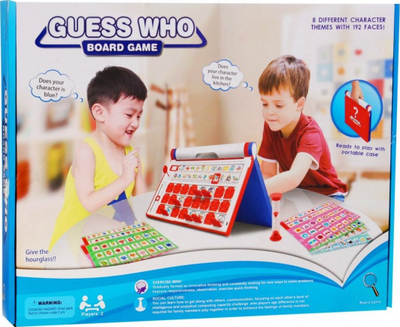 Loja me kujtesë Guess Who It Is, 8 tabela, me valixhe