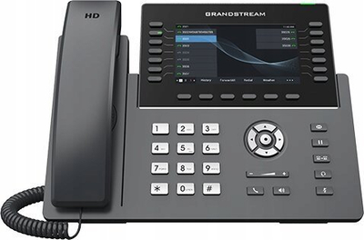 IP телефон Grandstream GRP2650, 14 линии, екран 5\", Wi‑Fi PoE, црн