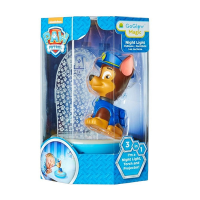 Dritë nate Paw Patrol GoGlow Magic Chase, 3 në 1, projektor, shumëngjyrëshe