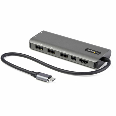 Adapter multiport USB C StarTech USB C Multiport Adapter, HDMI 4K 60Hz, Power Delivery 100W, gri