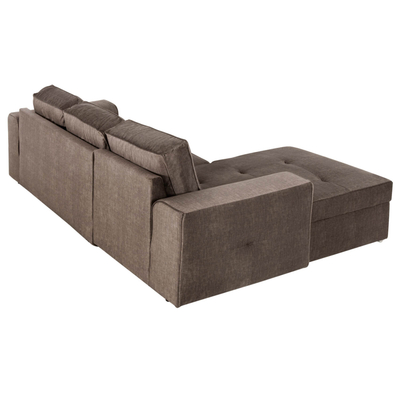 Sofa këndore Nacho e majtë (HM3279.03L), kaftë/ argjendtë