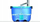 Set pastrimi Spontex Full Action System Plus, kovë 6L, mop me frizura, blu