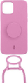 Varëse telefoni PopSockets Just Elegance Plus, TPU, me litar, rozë