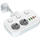 Zgjatues Serioux SRXP-PS24W, 2x Schuko, 3x USB A dhe 1x USB C, 2500W, i bardhë