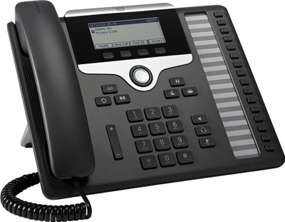 IP телефон Cisco CP-7861-3PCC-K9, 16 линии, Open SIP, црн
