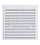 Grilë ventilimi Werit me rrjetë, 175x175mm, plastikë ABS, e bardhë