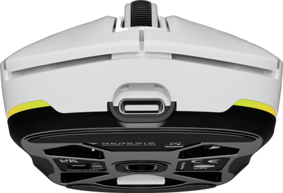 Set maus gaming Genesis Zircon 660 wireless me mousepad Polon 200 L, i bardhë