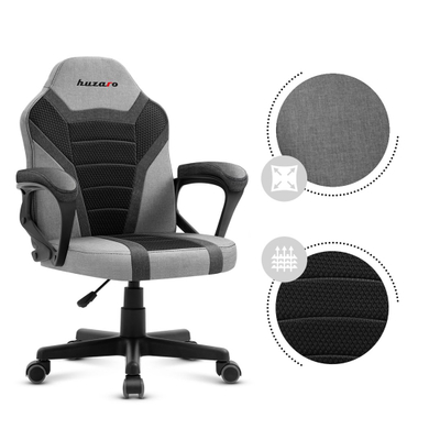 Karrige lojërash për fëmijë Huzaro Ranger 1.0, Mesh, e hirtë