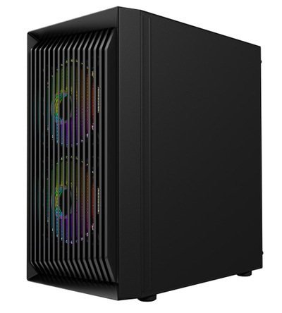 Kutia kompjuterike Logic Concept Atos, Micro ATX, ARGB, e zezë