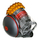 Fshesë me korent Dyson Cinetic Big Ball Multifloor 2, pa qese, filtër HEPA, gri e kuqe