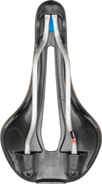 Shalë biçiklete Selle Italia FLITE Boost Gravel TI 316 Superflow S3, titanium, e zezë