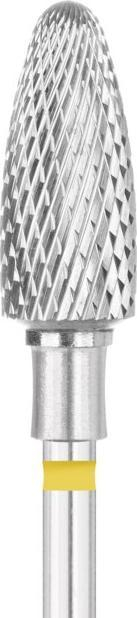 Freza manikyr EXO Pro Carbide, ovale 6.0mm, për gel, argjendtë