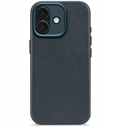 Mbulesë telefoni Decoded Leather Backcover, për Apple iPhone 17, me MagSafe, blu