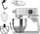 Robot planetar Cecotec Twist&Fusion 4000, 800W, enë inox 5.2L, argjendtë