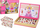 Puzzle magnetike edukative Leantoys, me kukulla, 36 copë, rozë
