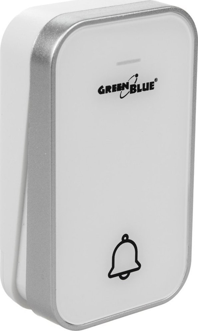 Buton zile pa tela GreenBlue GB158 W, kinetik pa bateri, rreze deri 200m, i bardhë