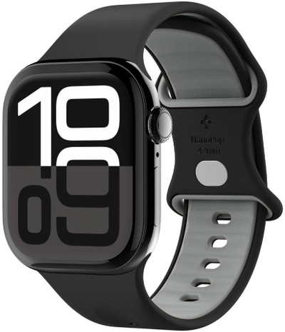 Rrip ore Spigen Nano Pop Band, për Apple Watch 40mm 41mm 42mm, Black Sesame i zi