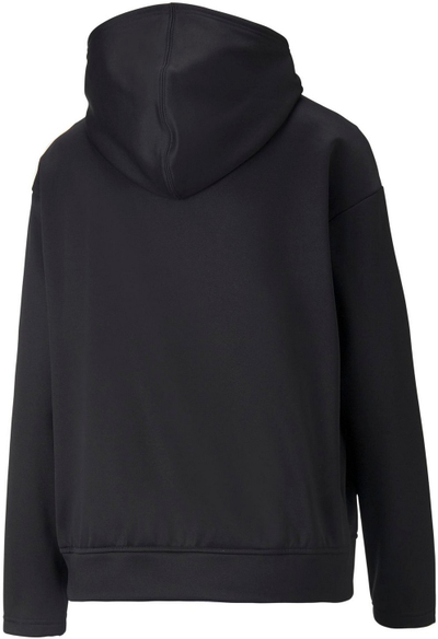 Дуксер со капulечат ПУМА Train Favorite PWR Fleece, за жени, полиестер, црн