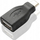 Adapter USB PremiumCord, USB C mashkull në USB A femër, USB 3.2 Gen 1, OTG, i zi