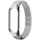 Rrip dore Eternico Elegance Milanese për Xiaomi Smart Band 5 6 7, çelik inox, mbyllje magnetike, argjendtë