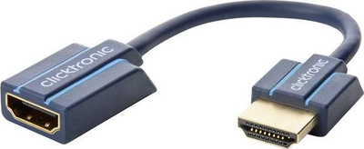 Adapter kabllo HDMI Clicktronic Flex Adapter 0010, zgjatëse 10 cm, Ethernet, izolim i dyfishtë