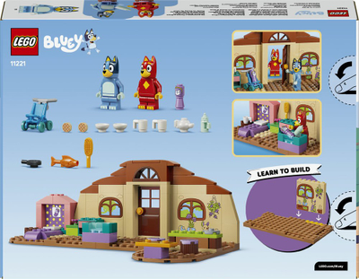 Loja LEGO Bluey Shkolla me Rusty dhe Bluey, 11221, 106 pjesë
