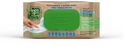 Peceta pastruese Deep Fresh Biodegradable Multi Surface, 100 copë, për shumë siprfaqe