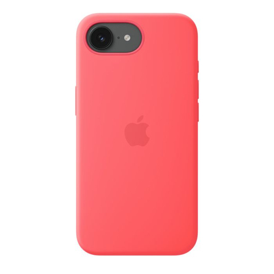 Apple iPhone 17e Silicone Case with MagSafe, Bright Guava